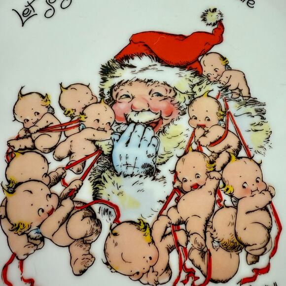 Kewpie VTG 1973 Christmas "Let Joy Be Everywhere You Are" Commemorative Plate - Picture 3 of 8